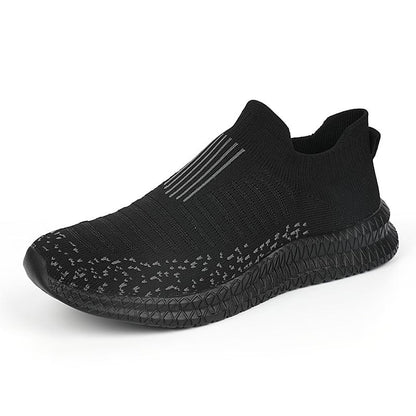 Black Non Slip Breathable Lightweight Orthopedic Sneakers for Men