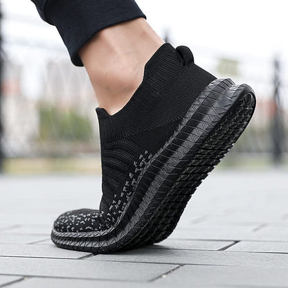 Black Non Slip Breathable Lightweight Orthopedic Sneakers for Men – view 4