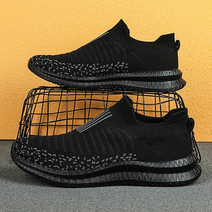 Black Non Slip Breathable Lightweight Orthopedic Sneakers for Men – view 5