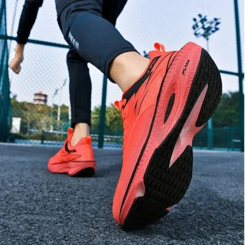 Orange Non Slip Adjustable Orthopedic Sneakers for Men – view 4