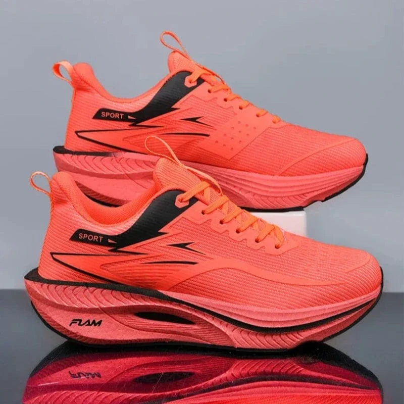 Orange Non Slip Adjustable Orthopedic Sneakers for Men – view 2