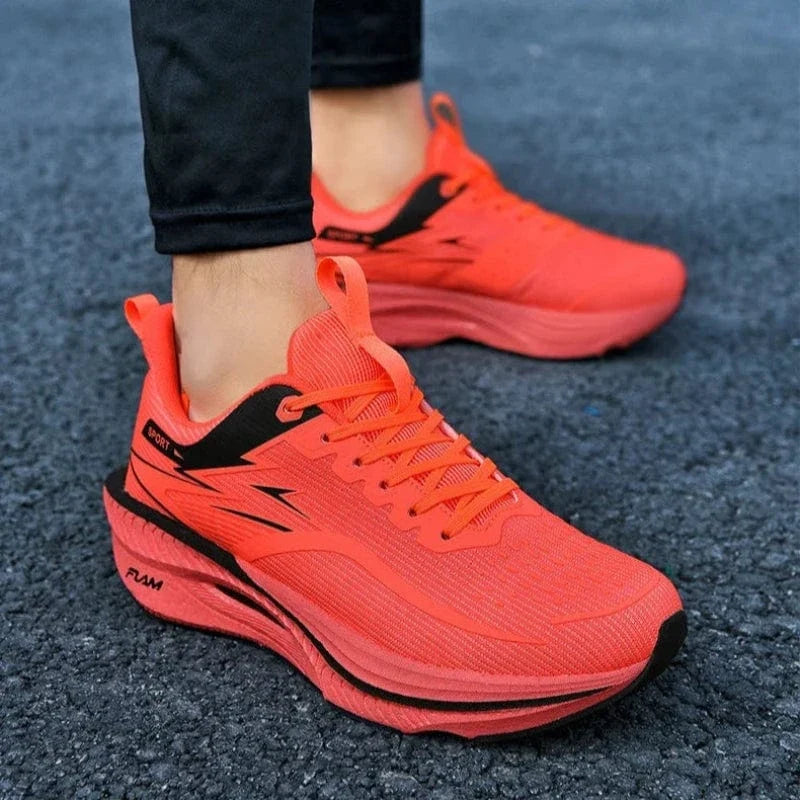 Orange Non Slip Adjustable Orthopedic Sneakers for Men – view 5