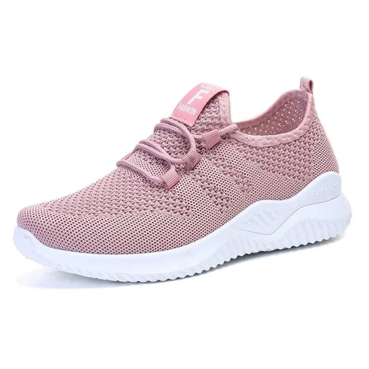 Breathable Mesh Women's Sneakers with Arch Support