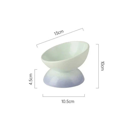 Tilted Anti-Splash Small Elevated Dog Bowl – view 7