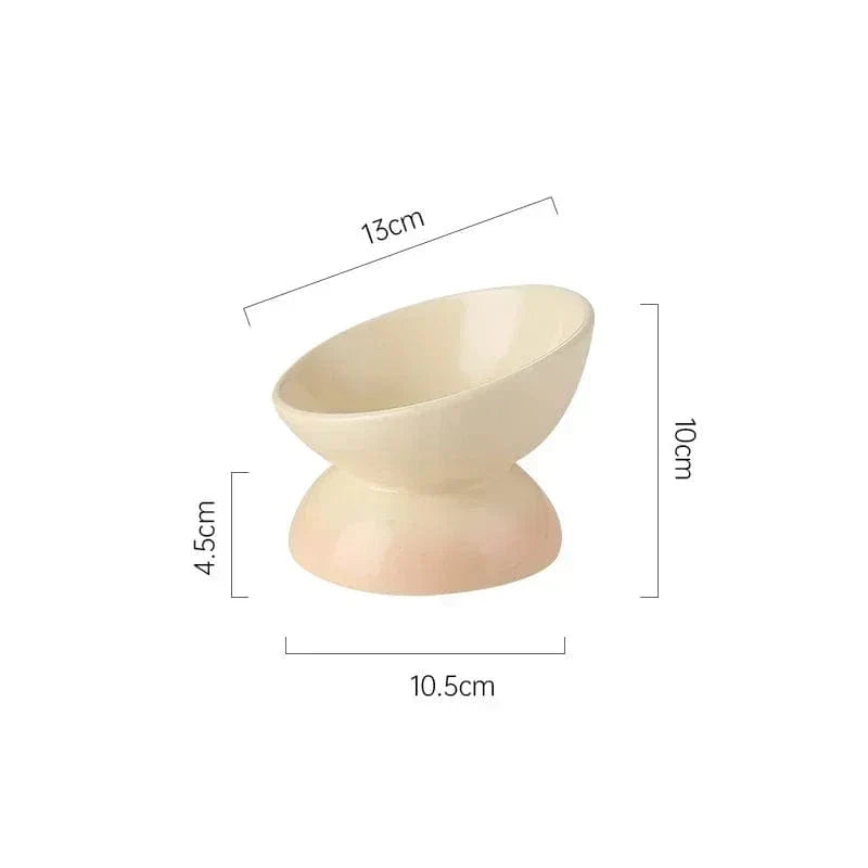 Tilted Anti-Splash Small Elevated Dog Bowl – view 8