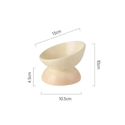Tilted Anti-Splash Small Elevated Dog Bowl – view 8