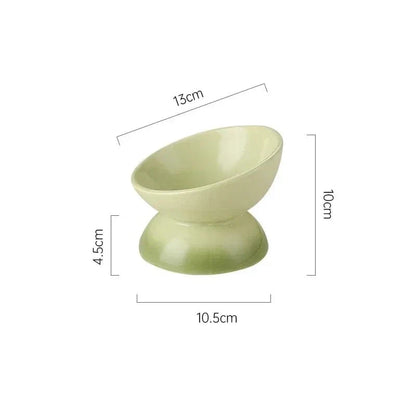 Tilted Anti-Splash Small Elevated Dog Bowl – view 5
