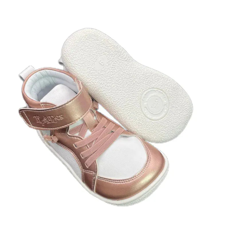 Kids' Lace-Up Short Orthopedic Leather Boots – view 5