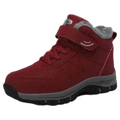 Thick Sole Fur-Lined Arch Support Boots for Winter