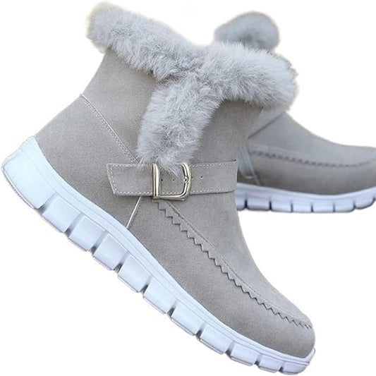 Fur-Lined Orthopedic Boots with Arch Support for Women