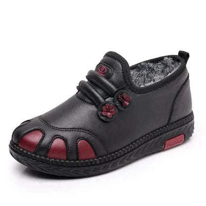 Floral Fleece Lined Orthopedic Boots for Women