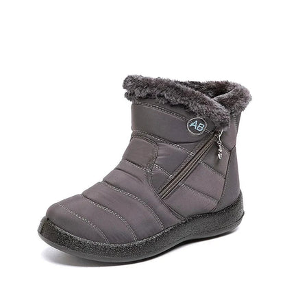 Non-Slip Orthopedic Winter Boots for Women with Padded Collar
