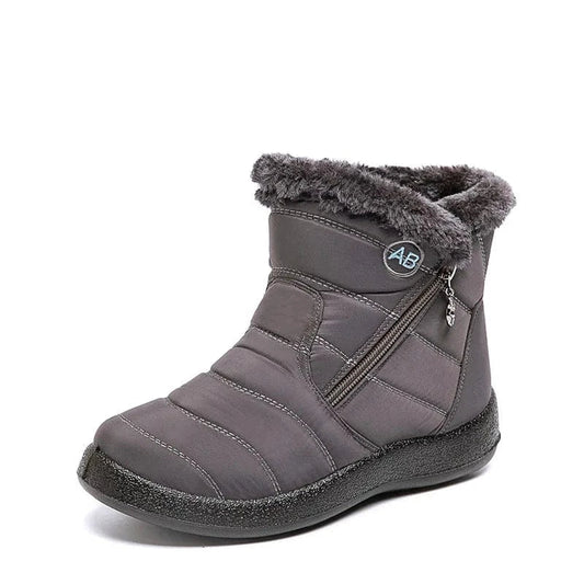 Non-Slip Orthopedic Winter Boots for Women with Padded Collar