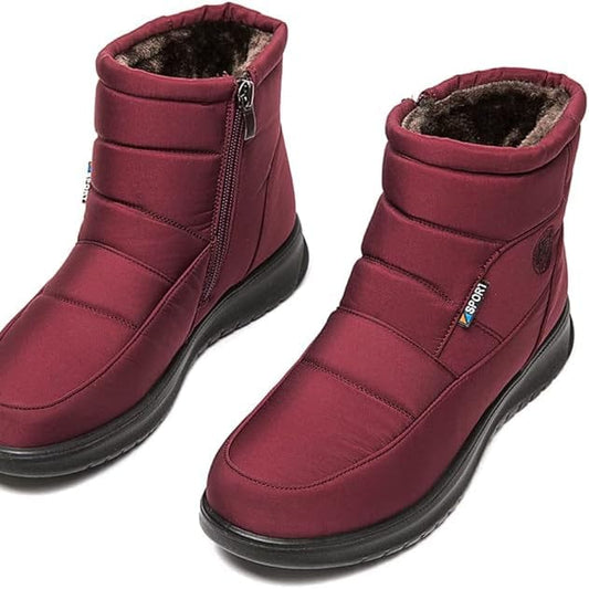 Side Zip High Top Boots for Elderly Women