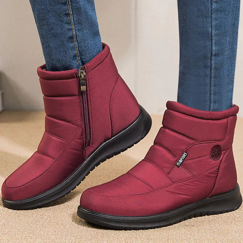 Side Zip High Top Boots for Elderly Women – view 2
