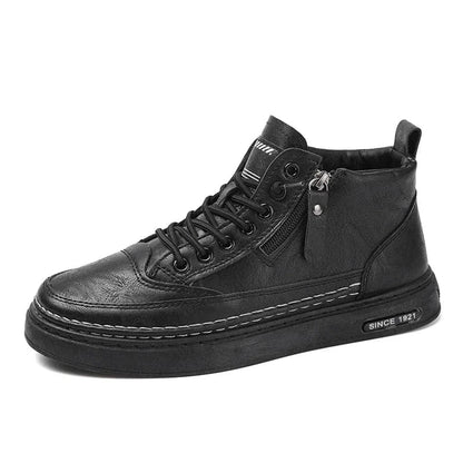 High-Sole Men's Boots for Knee Pain with Side Zipper – view 7