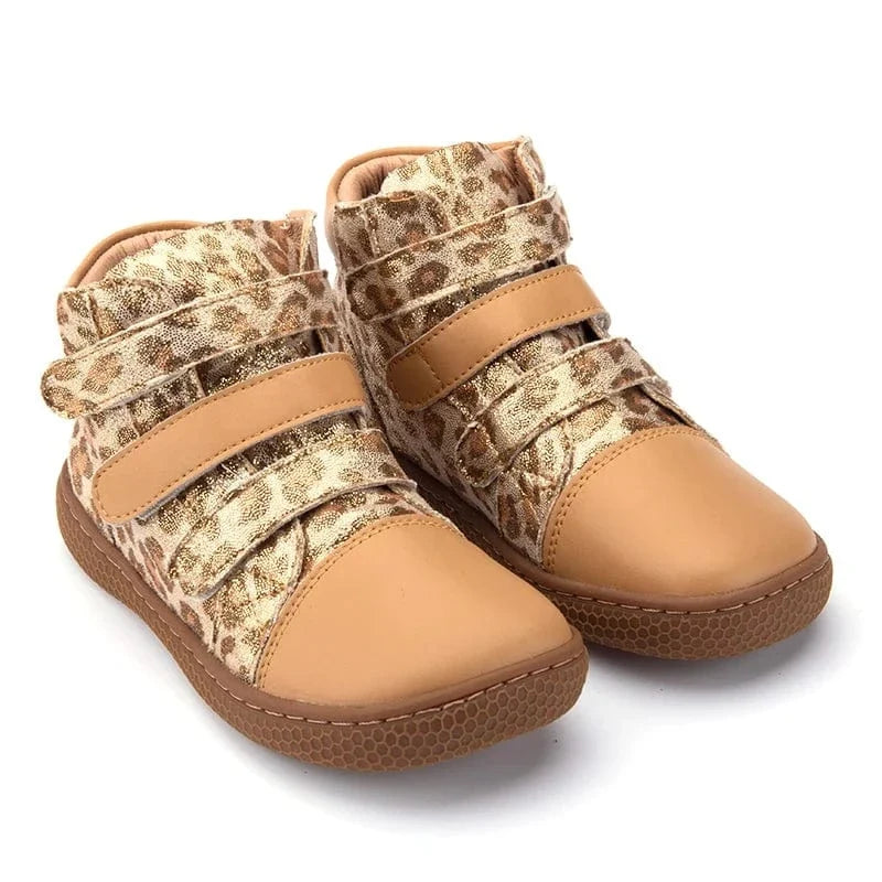 Leopard Print Waterproof Orthopedic Boots for Kids – view 4