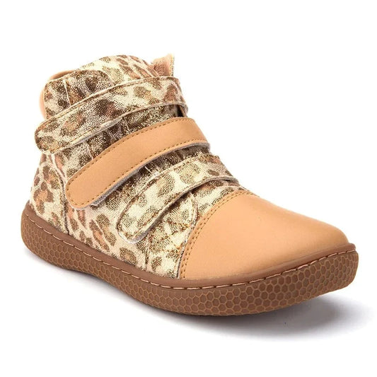 Leopard Print Waterproof Orthopedic Boots for Kids