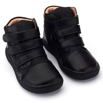 Casual Leather Orthopedic Boots for Kids with Strap Closure – view 5