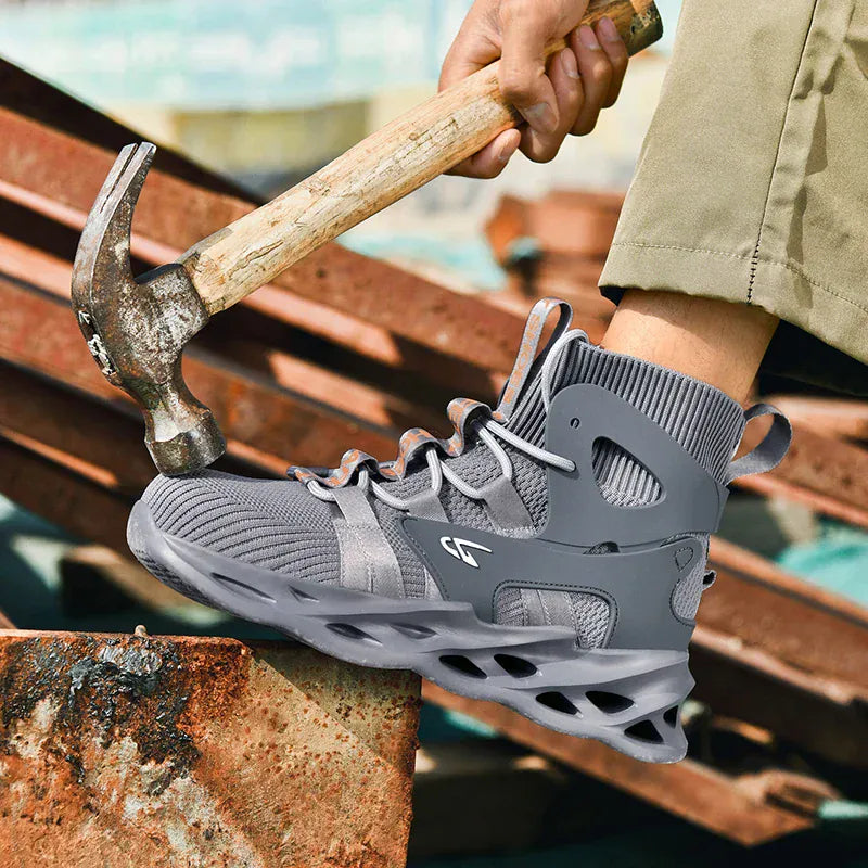Puncture-Resistant Comfortable Steel Toe Boots for Men – view 3