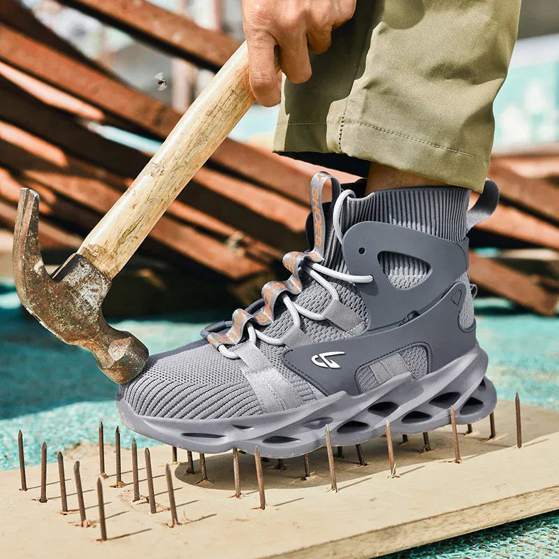 Puncture-Resistant Comfortable Steel Toe Boots for Men – view 2