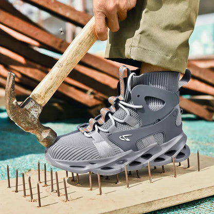Puncture-Resistant Comfortable Steel Toe Boots for Men – view 2