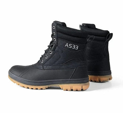 Insulated Lace-Up Orthopedic Snow Boots with Padded Collar – view 3
