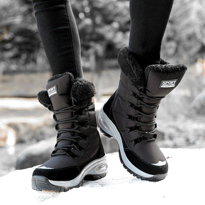 Sporty Orthopedic Waterproof Boots with Plush Lining – view 5