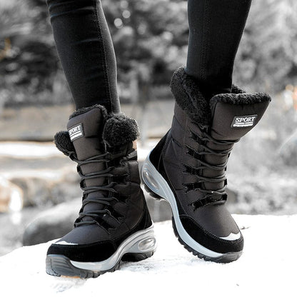 Sporty Orthopedic Waterproof Boots with Plush Lining – view 5