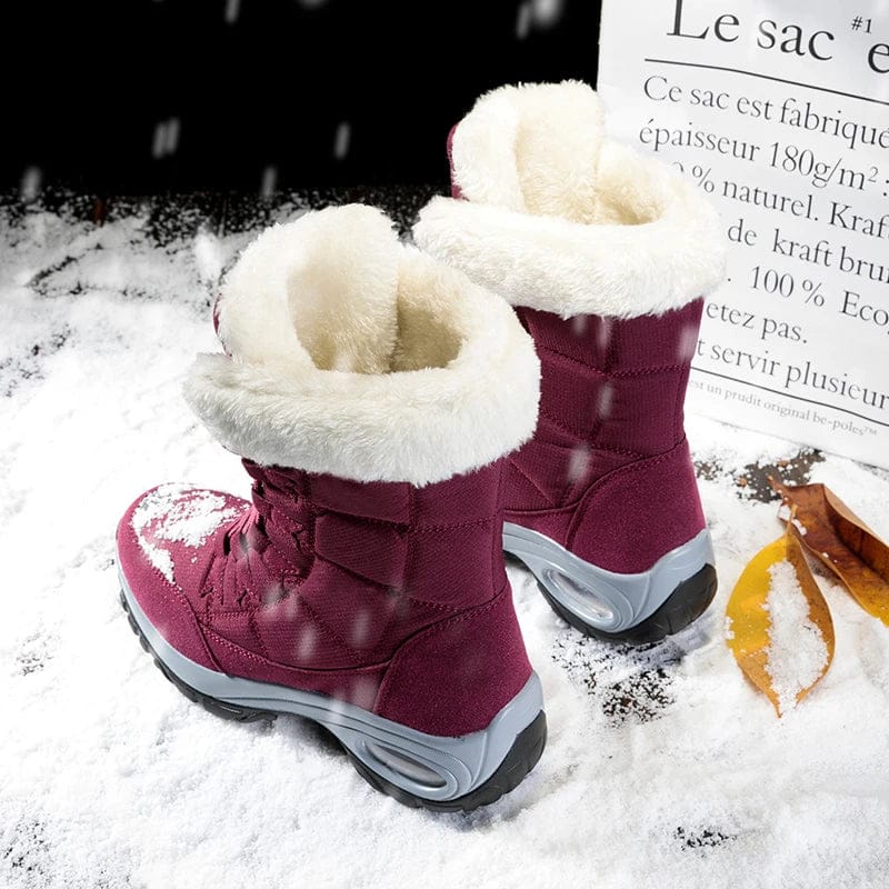 Sporty Orthopedic Waterproof Boots with Plush Lining – view 3