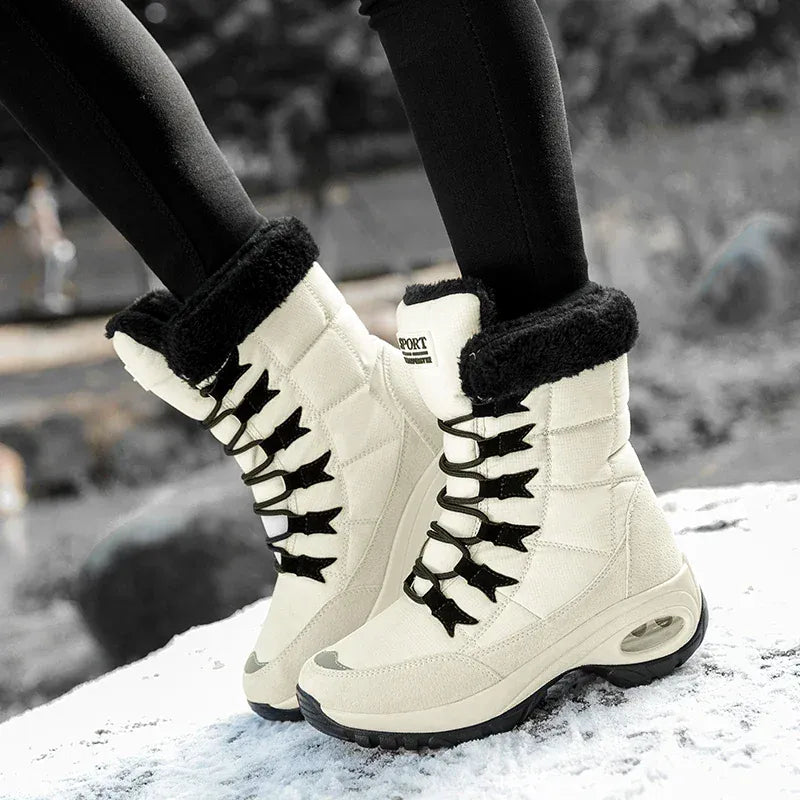 Sporty Orthopedic Waterproof Boots with Plush Lining – view 4