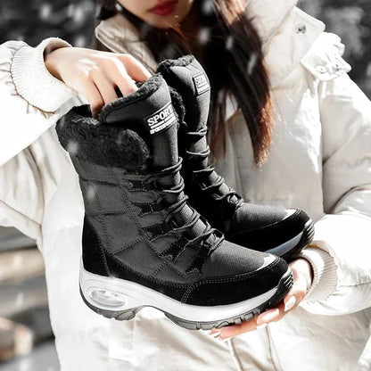 Sporty Orthopedic Waterproof Boots with Plush Lining – view 11