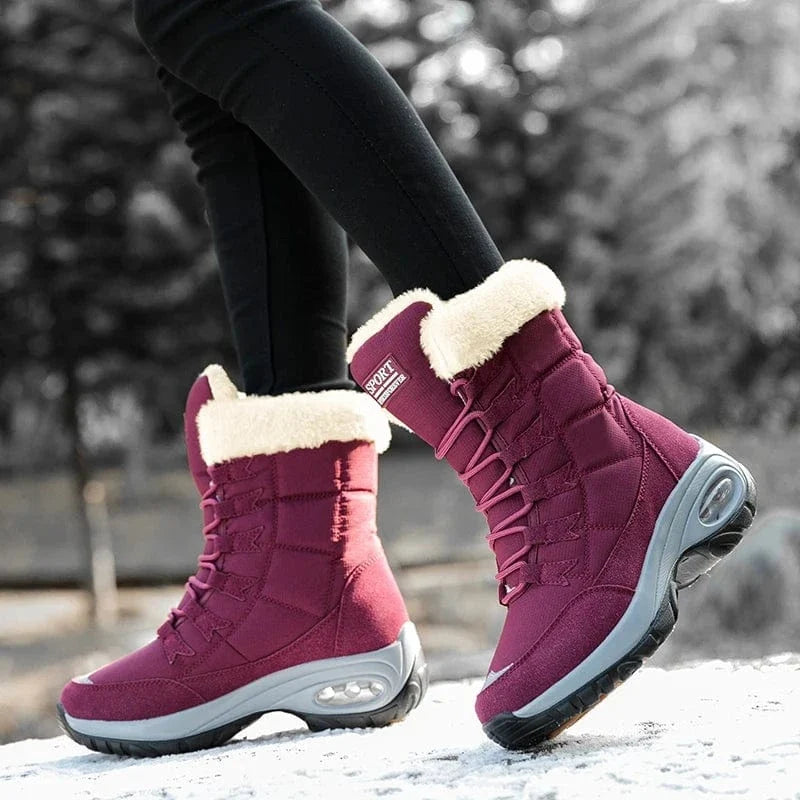 Sporty Orthopedic Waterproof Boots with Plush Lining – view 8
