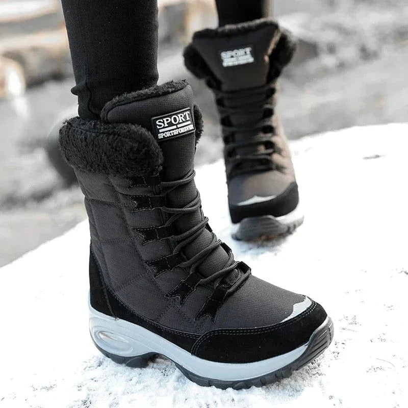 Sporty Orthopedic Waterproof Boots with Plush Lining – view 7