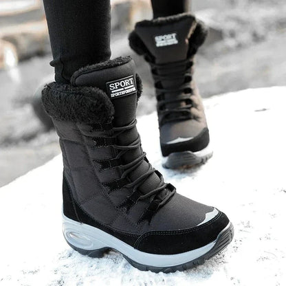 Sporty Orthopedic Waterproof Boots with Plush Lining – view 7