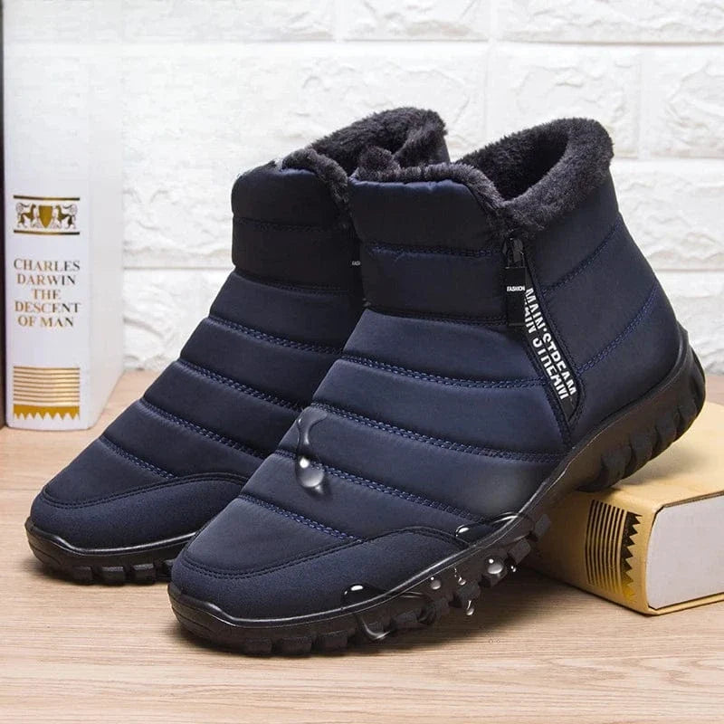 Plush-Lined Waterproof Orthopedic Boots with Zipper – view 2