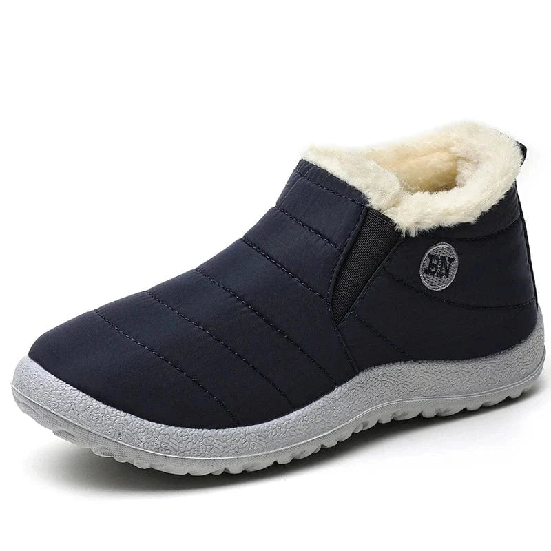 Slip-On Fur-Lined Arch Support Ankle Boots