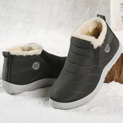 Slip-On Fur-Lined Arch Support Ankle Boots – view 2