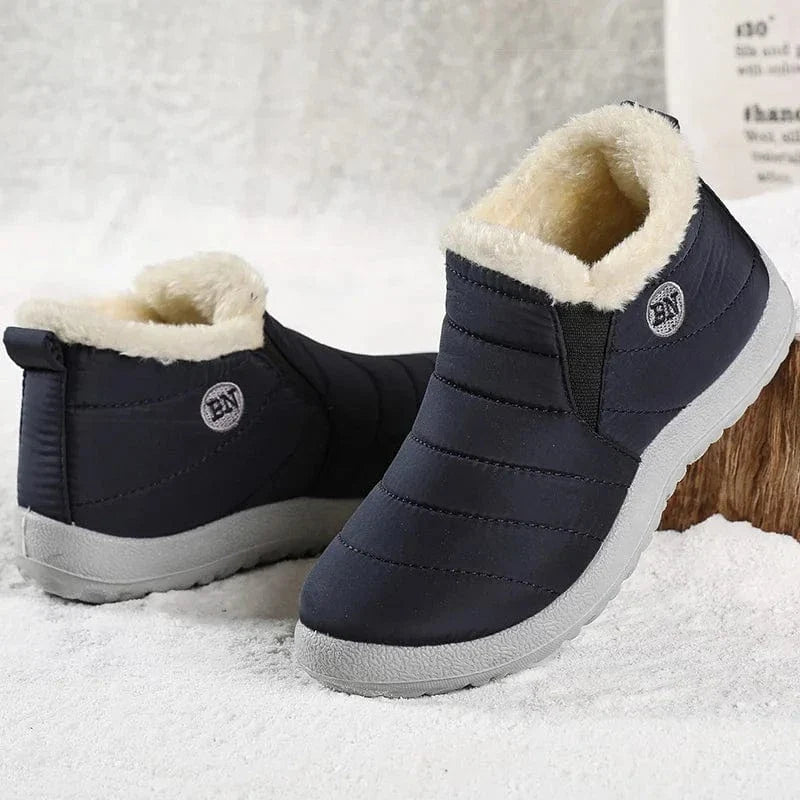 Slip-On Fur-Lined Arch Support Ankle Boots – view 4