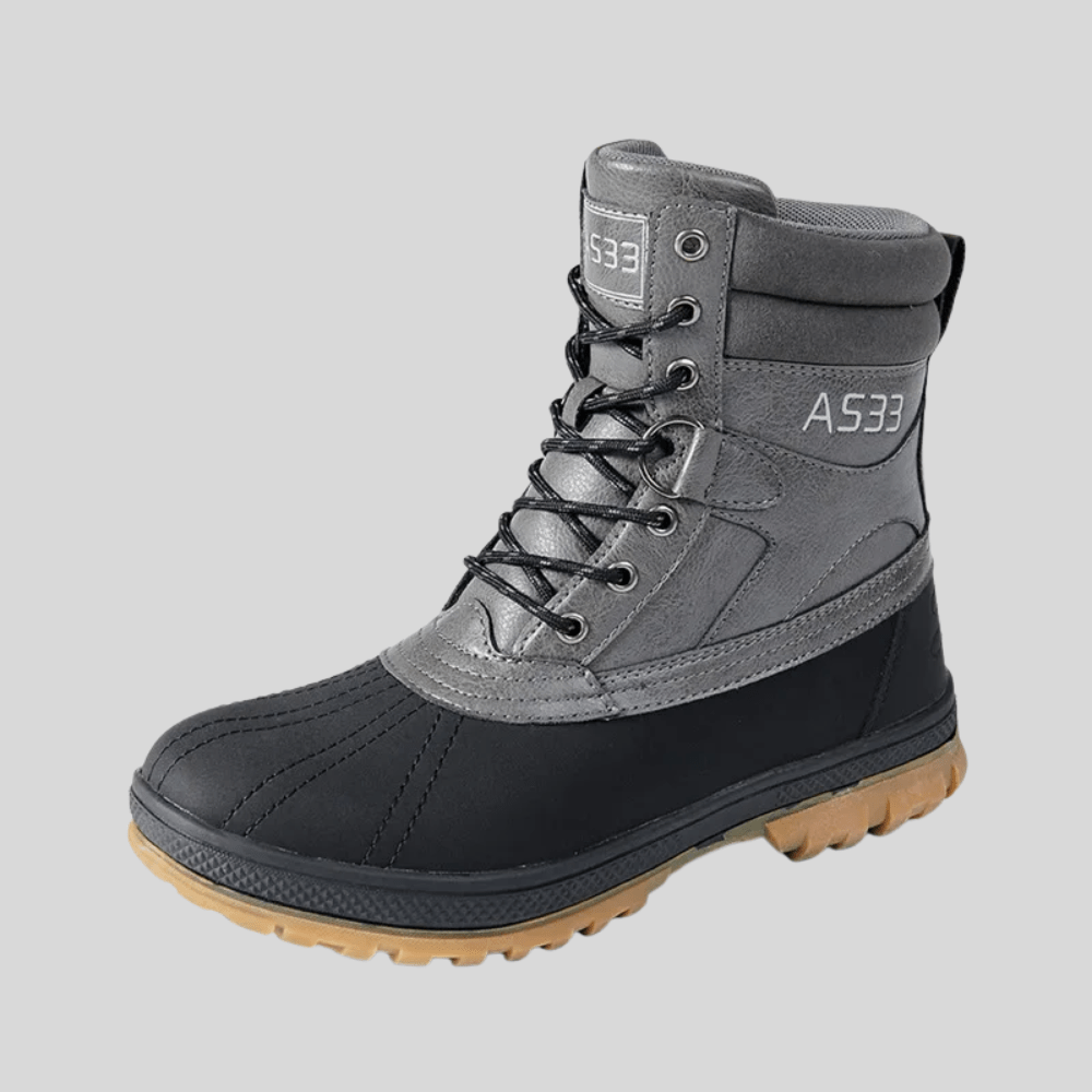 Lace-Up Winter Orthopedic Boots with Thick Flexible Sole – view 3