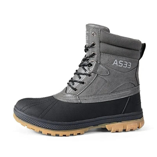 Lace-Up Winter Orthopedic Boots with Thick Flexible Sole