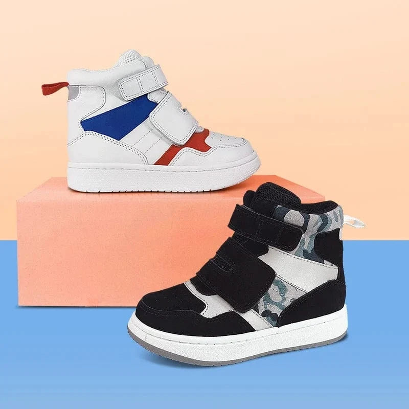 Kids' Leather Ankle Boots with Arch Support – view 2