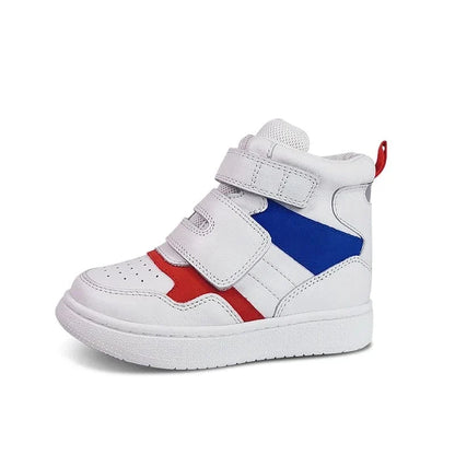 Kids' Leather Ankle Boots with Arch Support