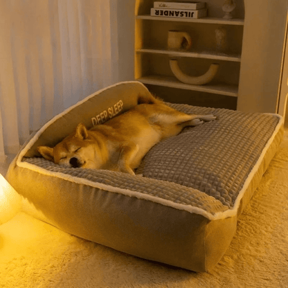 Washable Couch-Style Orthopedic Waterproof Dog Bed – view 2