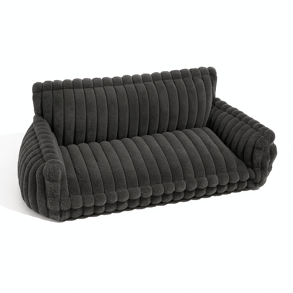 Plush Sofa-Style Fur Lined Orthopedic Dog Bed – view 7