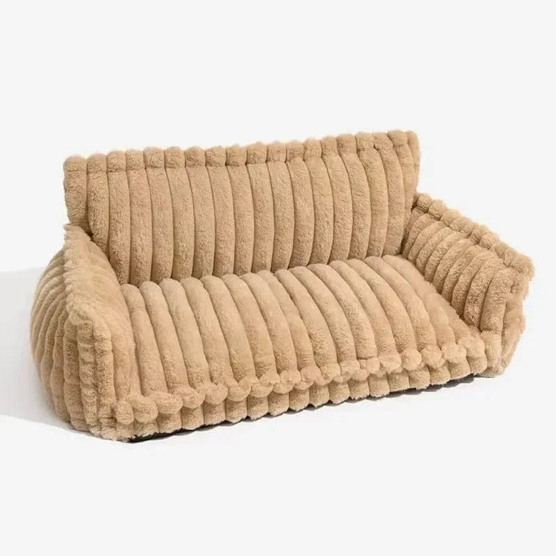 Plush Sofa-Style Fur Lined Orthopedic Dog Bed – view 6