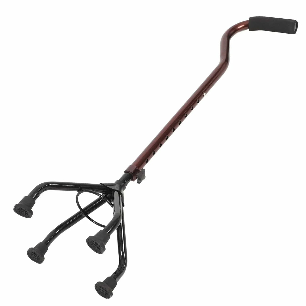 Adjustable Non Slip Walking Cane with Wide Four-Point Base – view 4