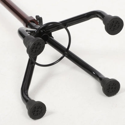 Adjustable Non Slip Walking Cane with Wide Four-Point Base – view 3