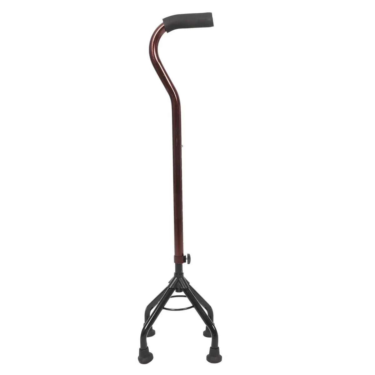 Adjustable Non Slip Walking Cane with Wide Four-Point Base