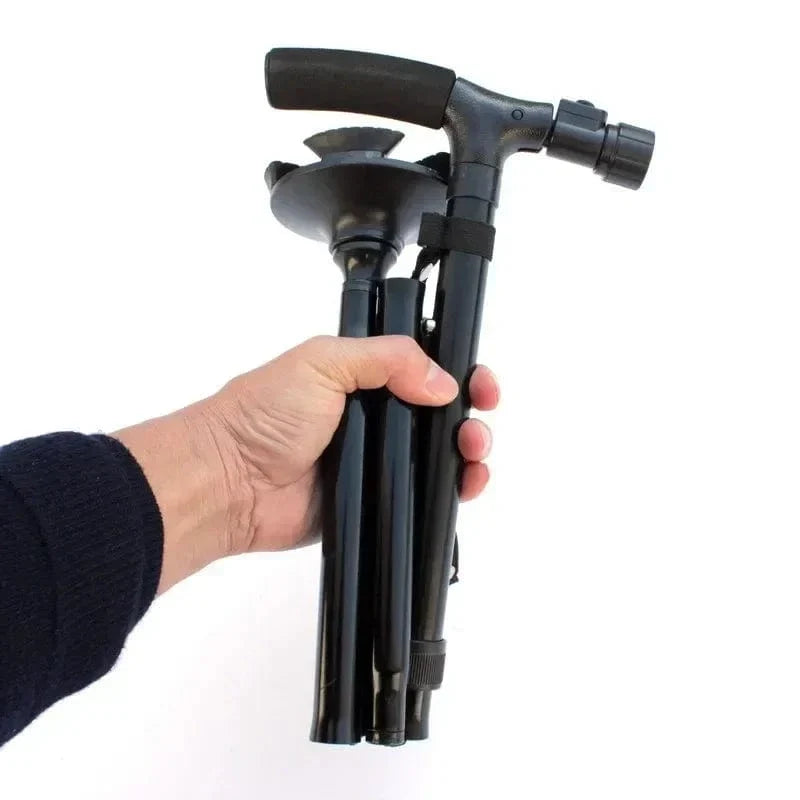 Non Slip Quad Cane with LED Light in the Handle – view 2